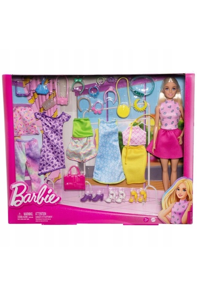 Barbie Păpușă HKB07 cu set de haine