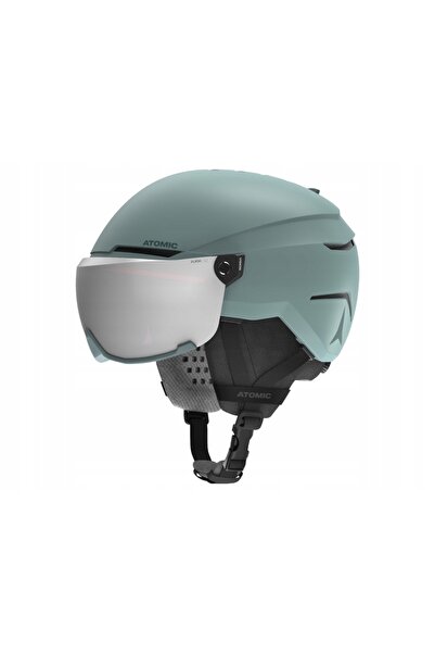 Atomic Cască de schi SAVOR VISOR JR XS (48-52) cm verde