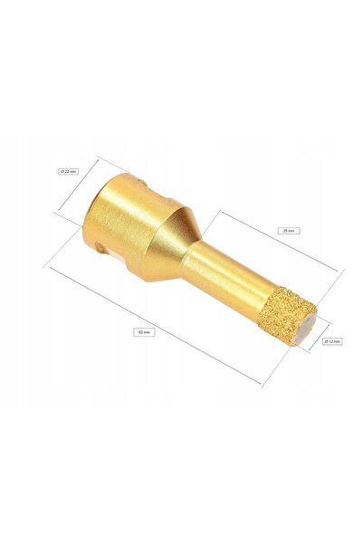 NO BRAND Burghiu diamantat tip carotă M14 pentru plăci ceramice glazurate și ...