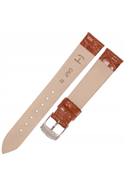 NO BRAND HORIDO 0117 - MARO MEDIU - 16mm - Curea de ceas din piele texturată