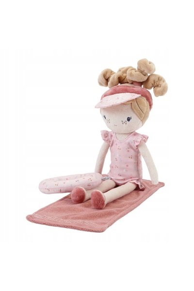 NO BRAND Păpușa Mila în vacanță, 35 cm, prosop Little Dutch