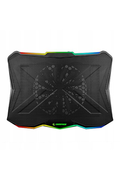 Rampage AD-RC8 SHOWY Suport de răcire pentru laptop, reglabil RGB, 15-17 inci
