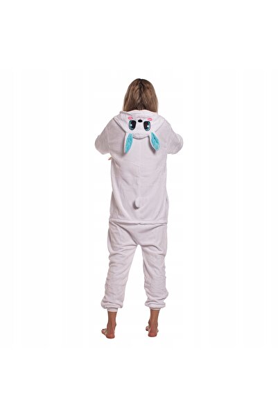 NO BRAND Pijama pentru femei, salopetă Kigurumi Onesie, iepure albastru, 165-...