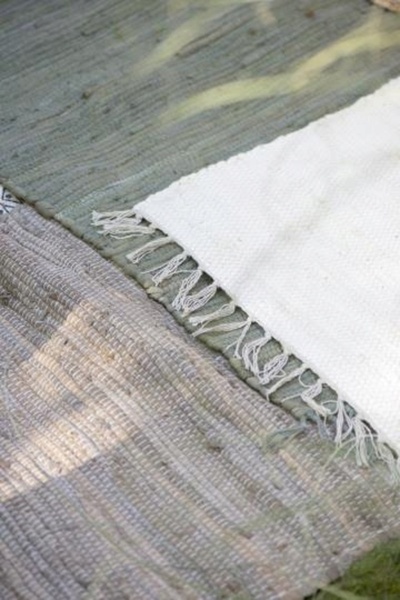 NO BRAND Covor de bumbac 120x60 Roz