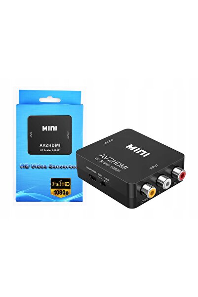 NO BRAND ADAPTOR AV RCA LA HDMI CONVERTOR CINCH CVBS 1080P RCA - HDMI