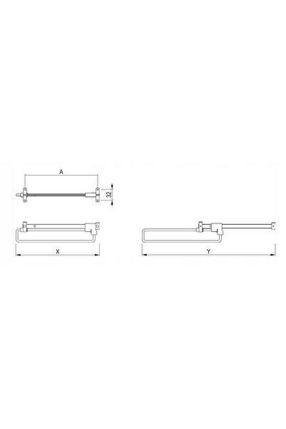 NO BRAND 2 x SUPORT TELESCOPIC PENTRU DULAPUL DE GARDEROBĂ, EXTENSIBIL PENTRU...