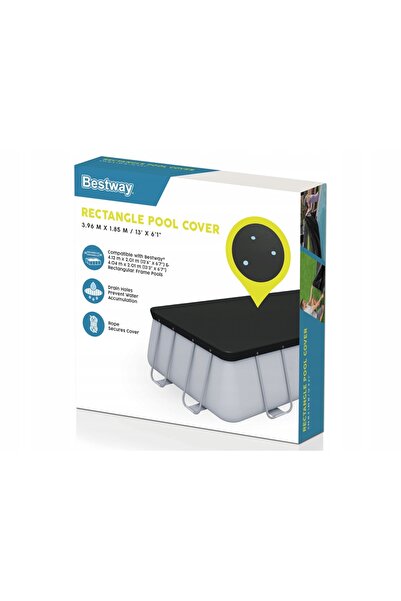 BESTWAY Prelată pentru piscină cu cadru 412cm x 201cm 58232