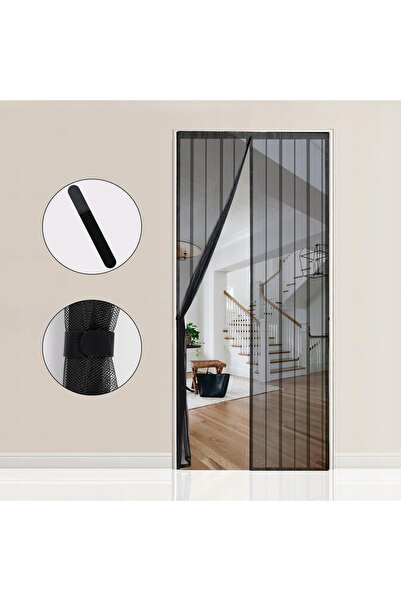 NO BRAND Plasă magnetică anti-țânțari 110 x 220 cm pentru ușă de balcon, anti...