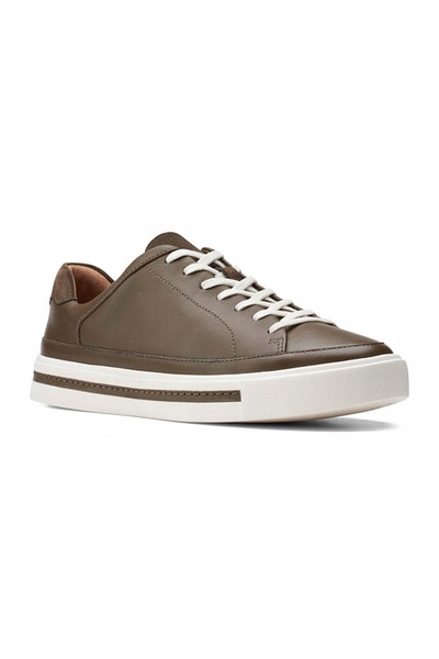 CLARKS Pantofi de damă tip mule - Un Maui Tie - mărimea 35,5 - culoare olive ...