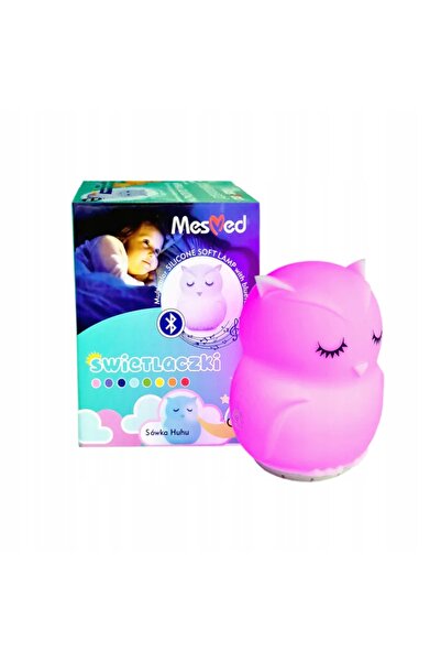 NO BRAND MesMed Świetlaczki MM-014 Sówka – Lămpiță din silicon cu difuzor Blu...