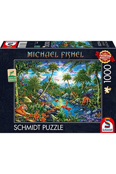 Schmidt Spiele Puzzle de 1000 de piese – Michael Fishel: Insula paradisiacă