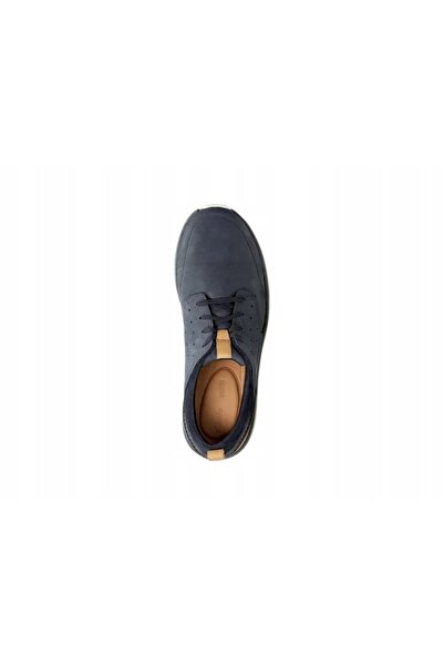 CLARKS Pantofi bărbați joși - Garratt Lace - mărimea 40 - bleumarin, piele