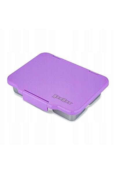 NO BRAND Cutie de prânz cu 4 compartimente Yumbox Pret cu tavă din oțel - mov...