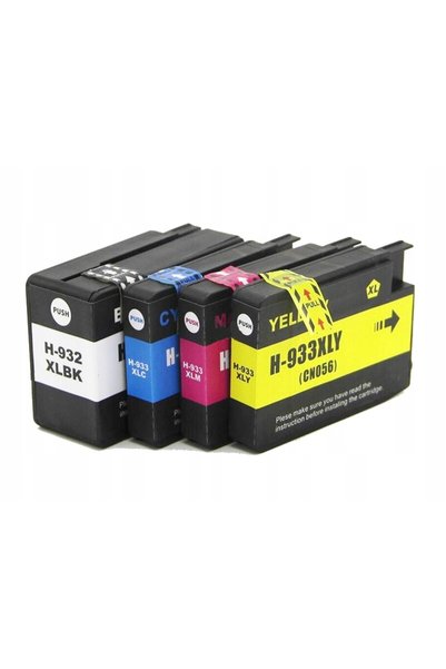 NO BRAND 4 x CERNELI pentru HP 932, 933, XL, 6100, 6600, 6700, 7110, 7510