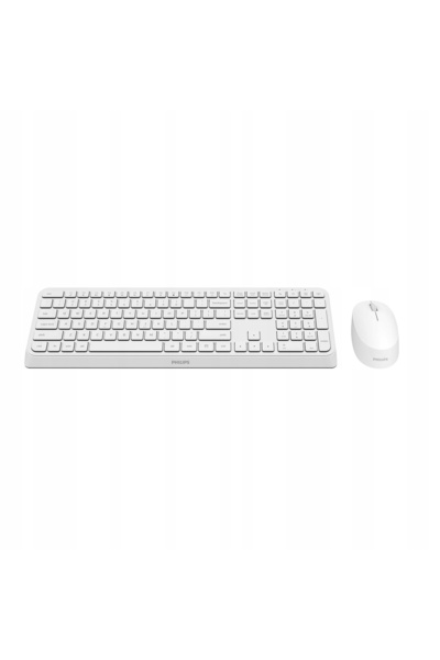 Philips Set wireless tastatură și mouse SPT6307W/00 alb