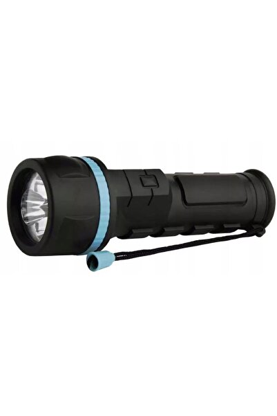 NO BRAND Lanternă LED multifuncțională, cauciucată, rază de acțiune 44 de met...