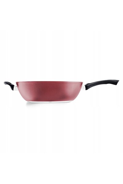 NO BRAND Tigaie wok antiaderentă roșie tradițională FISSLER Cenit 32 cm K2