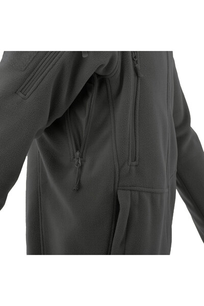 NO BRAND Hanorac Fleece Militar Helikon Patriot MK2 Hibrid - Gri Umbră M