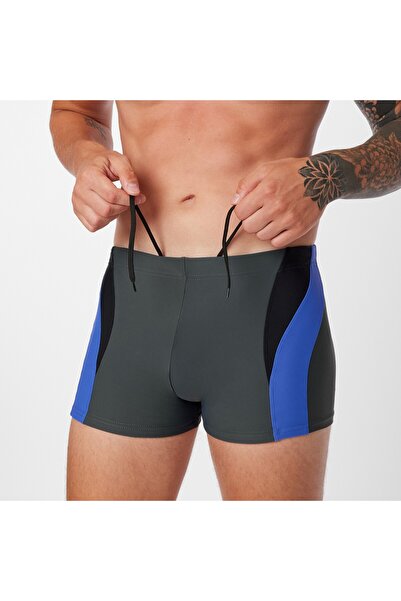 NO BRAND Ladeheid Swimwear Șort de baie gri 7XL