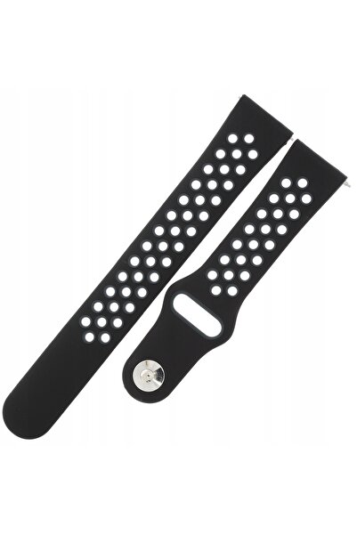 NO BRAND Curea din silicon perforată MORELLATO PAROO 20 mm