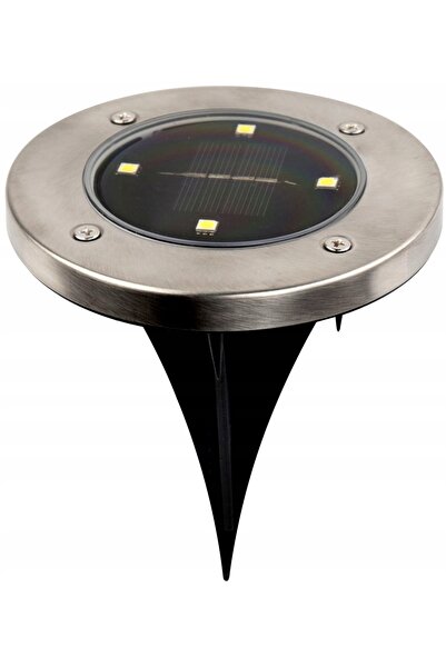SASKA GARDEN Lămpi solare de grădină, de pământ, disc luminos, senzor de crep...