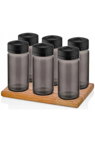 NO BRAND 6x Borcane pentru condimente și depozitarea alimentelor vrac, cu cap...