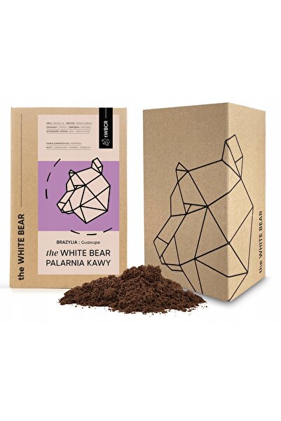NO BRAND Boabe de cafea White Bear Brazil Guaxupe (a) 1kg 100% Arabica