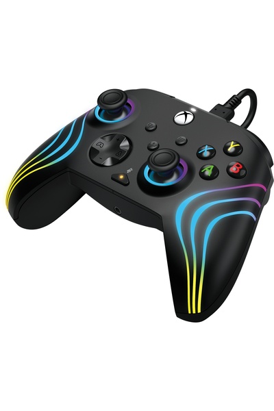 NO BRAND Pad PDP cu fir cu iluminare de fundal WAVE BLACK - XBOX SERIES / XBO...