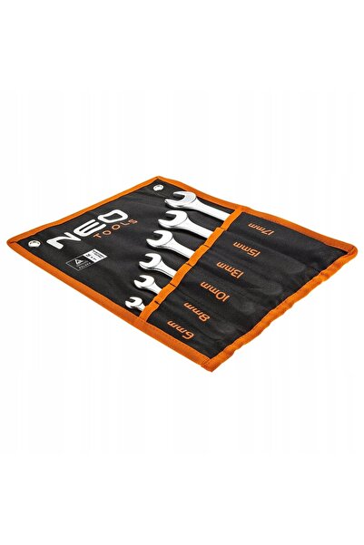 NEO Tools Set de chei fixe plate 6-17mm NEO 6 din oțel crom-vanadiu
