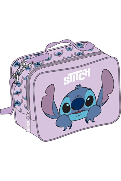 Disney Stitch Themed Zipper Closure Lunch Bag