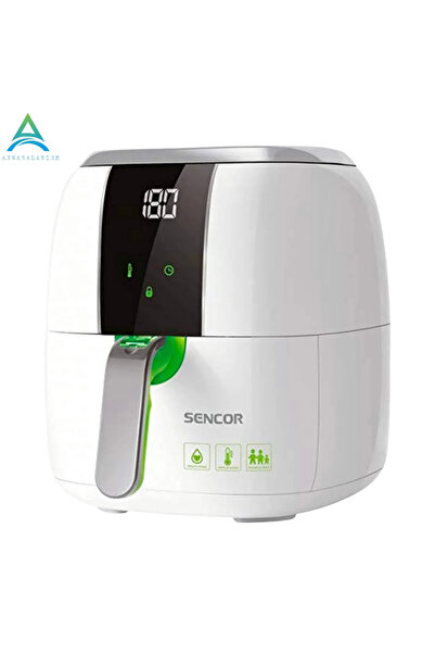 Sencor مقلاة هوائية مع 6 برامج طهي مضبوطة مسبقًا من سينكور، سعة 3 لتر، نظام ق...