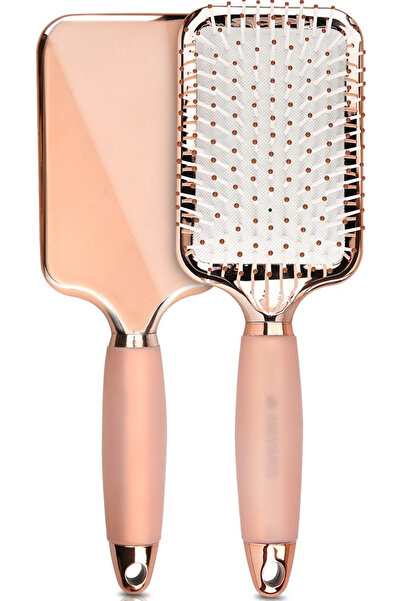 Navaris Paddle Brush with Gel Handle - Βούρτσα Μαλλιών με Απαλή Λαβή από Gel ...