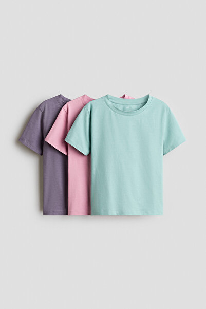 H&M 3'lü Pamuklu Tişört