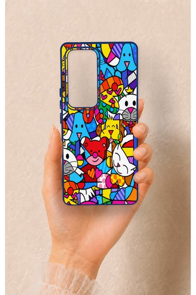 Vip Case حافظة سيليكون متوافقة مع هاتف Vivo V30 من Britto Garden