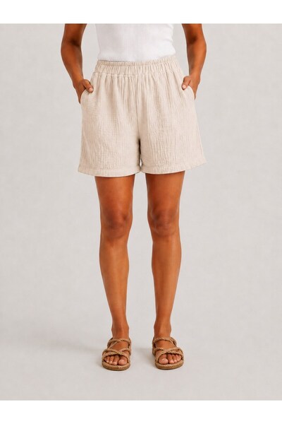 Enhitbaby Udenya Double Layered Muslin Shorts |   100% Cotton