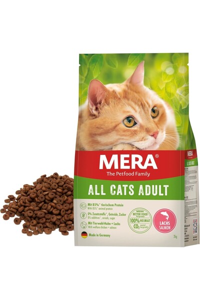 Mera Tahılsız Somonlu Kedi Maması 10 kg Yetişkin Kediler İçin Tam Beslenme Sa...