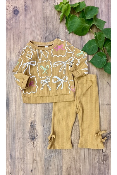 CemBebe Seasonal bow patterned set for babies