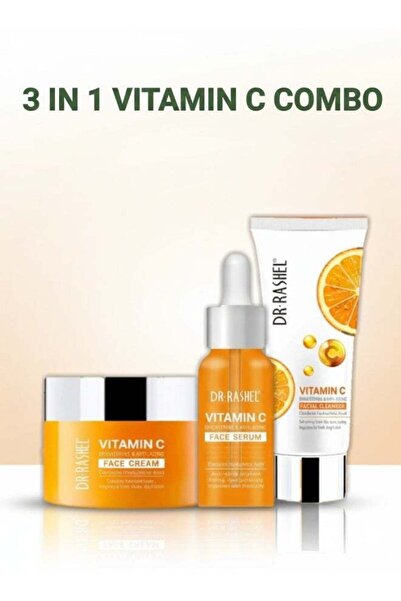 DR.RASHEL DR. RASHEL 3 in 1 Vitamin C Skincare Set Facial Cleanser Face Serum...