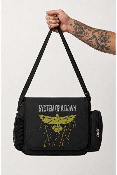 Fuddy Moda Unisex Rock Band System of a down Printed Messenger Bag