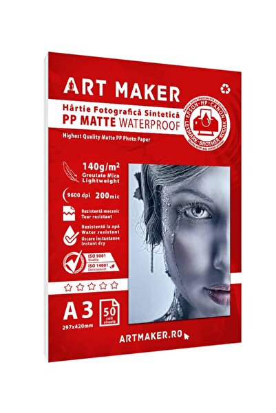 Art Maker Polypropylene PP Mat, A3, 50 sheets