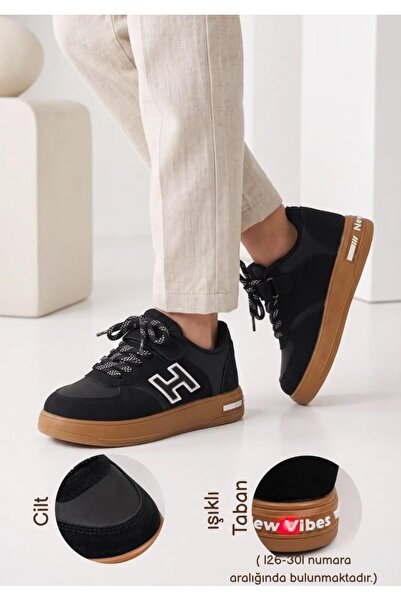 mustey Lace-Up Style Velcro Orthopedic Unisex Children's Sports Shoes