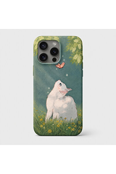 Mobildizayn iPhone 14/15 PLUS Uyumlu Desenli Haki Lansman Telefon Kılıfı K163