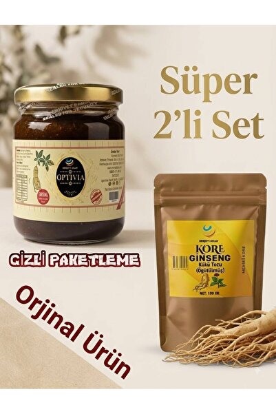 Herşeyi Kolay Optiviam Ginsengli Bitkisel Macun 240gr Ve Kırmızı Kore Ginseng...