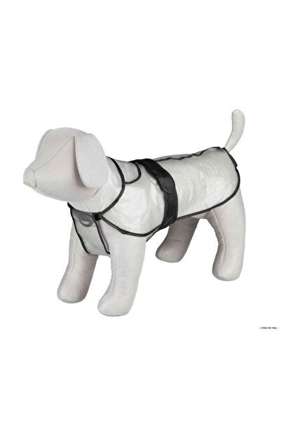 Trixie Zengezur Dog Raincoat m 50cm Transn Transparent (180504) with Black Pi...