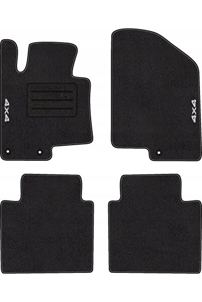 NO BRAND Covorașe auto cu logo 4x4 pentru KIA OPTIMA III (2012 - 2015) set co...