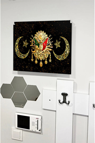 kutuTR Elektrik Sigorta Kutusu Gizleme Kapağı Dekoratif Panel 39x32 cm Osmanl...