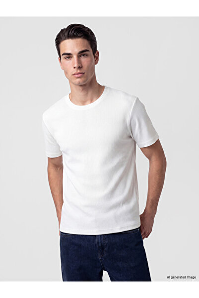 LC Waikiki Sparkling Choices from Shining Store Zero Roba Collar Men's T-Shirt