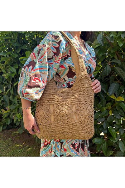 nesdesignn Motif Straw Bag