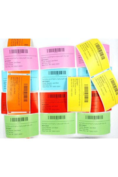 NO BRAND Etichete pentru Brother QL-800 QL-1050 DK11208 roz 38x90mm 6 role 24...
