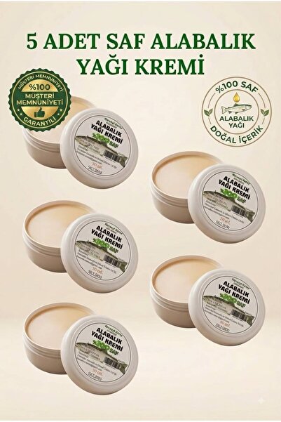 Herşeyi Kolay 5 Adet Saf Alabalık Yağı Kremi 5x50mL Balık Yağı Kremi